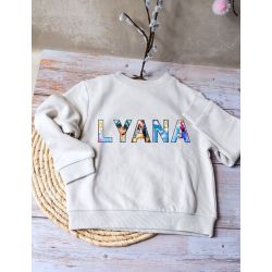 Sweat personnalisé Enfant - ÉCRITURE PRINCESSE