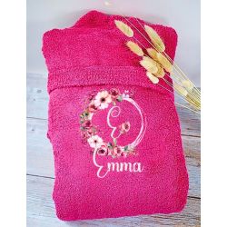 Peignoir adulte personnalisé DRAGON BALL Z brodé avec prénom, confort et élégance