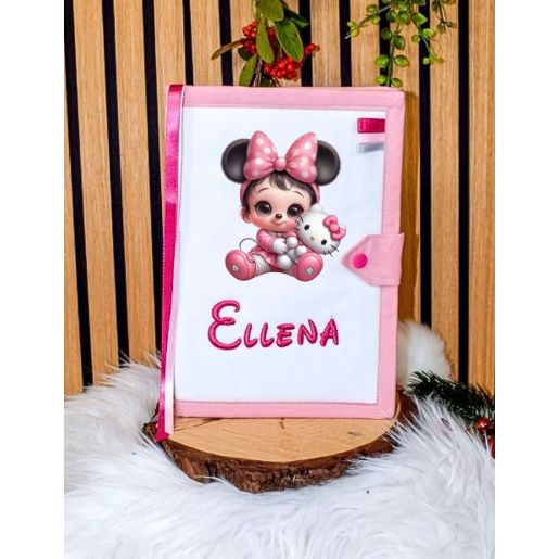Protège carnet de santé personnalisé MINNIE KITTY
