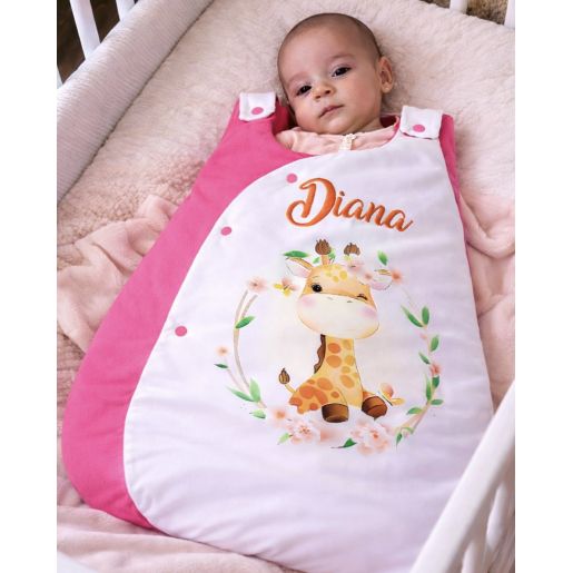 Gigoteuse personnalisée GIRAFE SAVANE