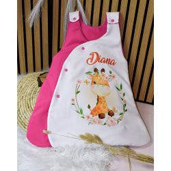 Gigoteuse personnalisée GIRAFE SAVANE