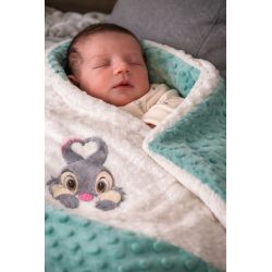 Couverture Bébé Personnalisée PANPAN - Cadeau Unique et Doux pour Bébé