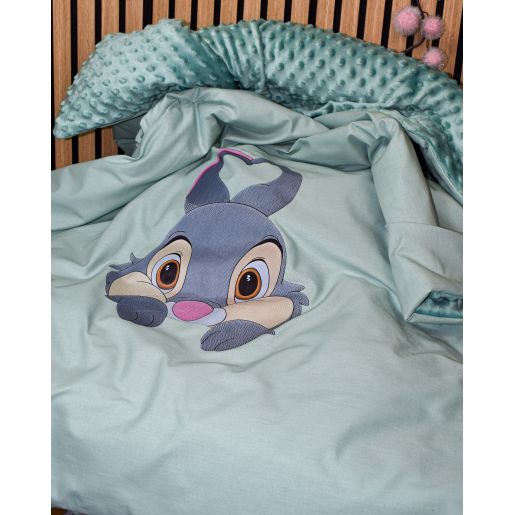 Couverture Bébé Personnalisée PANPAN - Cadeau Unique et Doux pour Bébé