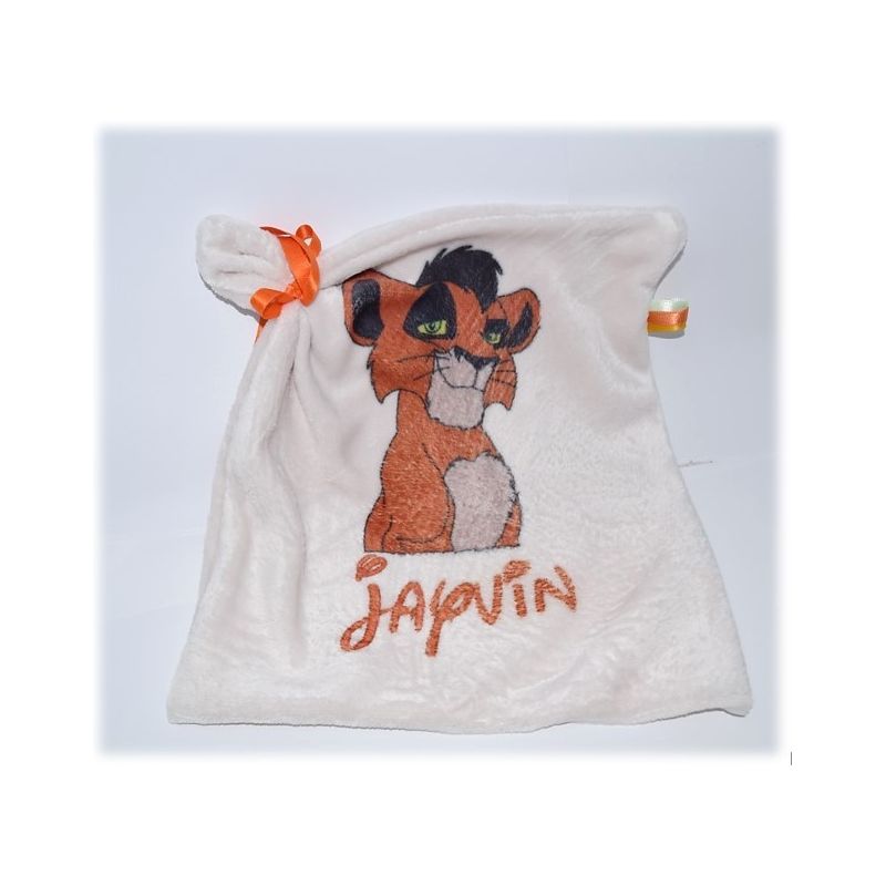 Doudou simba personnalisable - Attaches And Perles