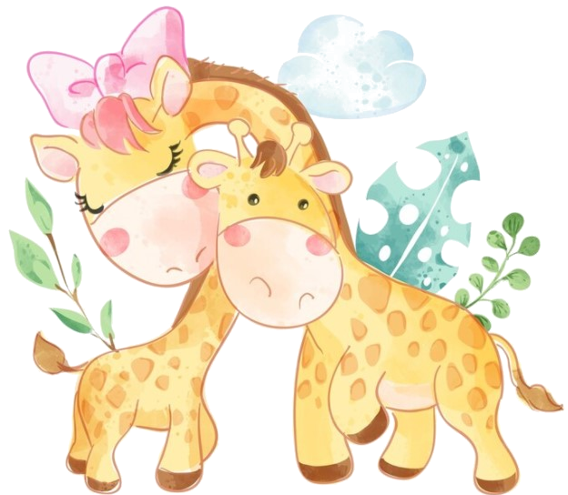 Girafe amoureux