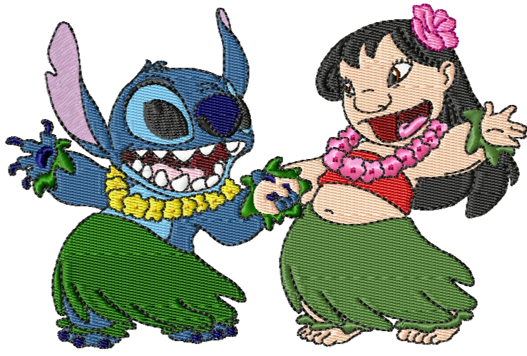 Stitch et lilou